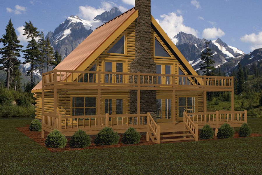 Log Home Plans Cabin Designs from Smoky Mountain Builders Tiny